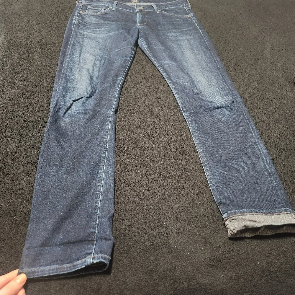 Citizens Of Humanity Arielle Mid Rise Slim Dark Skinny Jean 29